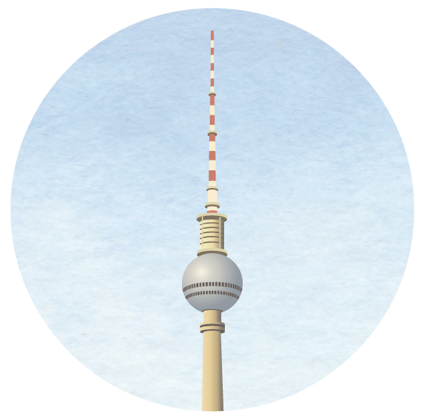 Illustration of the TV Tower, Berlin
